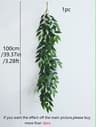 ItalianStyle Silk Ruscus Garland  Lush Hanging Greenery For Home  Event Decor 5