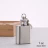 Compact Travel StainlessSteel Hip Flask  10 Oz Pocket Whisky  Wine Bottle 5