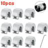 SecureGlide Aluminum Sliding Window  Door Stopper 3510 Pcs  AntiTheft  Child Safety Lock 15
