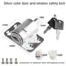 SecureLatch Sliding Window  Door Safety Lock  ChildProof Patio Lock Set 6