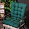 Vintage Plush Quilted Ergonomic Seat Cushion  Teal  Yellow Comfort Pad For Chairs 8