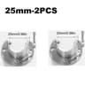 HeavyDuty 304Stainless Steel Wardrobe  Curtain Rod Bracket Fixed Wall Flange Support 6
