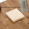 Handcrafted Bamboo Crochet Block Plate  Precision Grid Board For Crochet  Weaving Projects 6