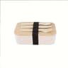EcoFresh Bamboo Lid Lunch Box Set 6
