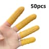 Disposable Natural Rubber Finger Cots  AntiSlip Latex Finger Protectors 50100 Pack 9