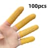 Disposable Natural Rubber Finger Cots  AntiSlip Latex Finger Protectors 50100 Pack 11