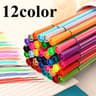 Premium Washable Colored Markers  12182436Color Artist Drawing Set For Students  Hobbyists 7