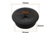 TidyDesk Rubber Wire Grommet  Flexible Desk Cord Hole Cover For Cable Management 10