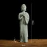 ZenSerenity Mini Buddha Aquarium Statue  Green Sandstone Zen Fish Tank Decor 6