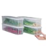 FreshKeeper Stackable Food Storage Containers With Removable Drain Trays 9