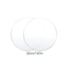 Premium Reusable Acrylic Cake Disc  Base Plate  Clear Round Cake Decorating Board 2Pack 9