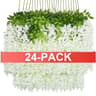 Luxe Cascading Artificial Wisteria Hanging Garland  Elegant Fake Vines For Weddings Home  Event Dec 6