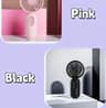 Mini Handheld USB Rechargeable Fan With 3Speed Strong Wind For Travel Desk  Outdoor Use 8