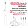 Premium Universal Rechargeable SixSpeed Automatic Electric Toothbrush  Gentle Soft Bristle Care For 7