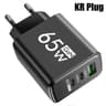 65W GaN Fast Charging USBC MultiPort Charger For IPhone Samsung  More 7