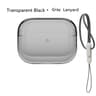 Clear Transparent AirPods Pro 2 Protective Case With Lanyard  Shockproof Soft TPU Cover 17