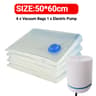 Reusable Vacuum Storage Bags With Mini Electric Sealer  SpaceSaving Clothes Organizer 7 Sizes 17