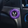 OneTouch Rotary Start Button Cover  Durable Ignition Protection Ring For Cars  Motorcycles 17