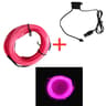 USB Neon LED Car Interior Light Strip Flexible Ambient Lighting 9