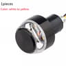 LED Handlebar End Turn Signals For Motorcycles  12V Universal BarEnd Blinkers 6