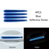 Reflective Car Wheel Hub  Door Edge Safety Warning Tape Strips 10
