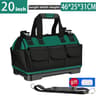 23Inch HeavyDuty Waterproof Tool Bag  Large Capacity Electrician  Tradesman Organizer 10