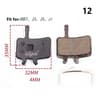 Universal MTB Disc Brake Pads Pair  Quiet StrongStopping Mountain Bike Brake Pads For Road  MTB 15
