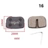 Universal MTB Disc Brake Pads Pair  Quiet StrongStopping Mountain Bike Brake Pads For Road  MTB 17