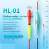 3Pack Rocky Strike Indicator Fishing Floats  HighVisibility Triangle Tail Slip Bobber Set 4