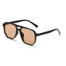 UV400 Square Frame Sunglasses  Retro Punk Black Shades For Men  Women 8
