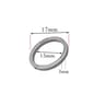 UltraLight TC4 Titanium Key Ring Set 1732mm  Minimalist EDC Keyring For Everyday Carry 5