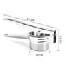 Stainless Steel Potato Ricer  Masher Press  Smooth Mashed Potatoes Fruit  Veg Puree Tool 7