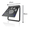 Lockable Magnetic Pet Screen Door For Cats  Small Dogs  EasyInstall Screen  Window Pet Door 7