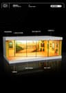 164 Scale Garage Diorama Display Box With LED Lights  Miniature Parking Lot  Auto Shop Scene For Di 9