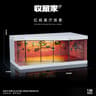 164 Scale Garage Diorama Display Box With LED Lights  Miniature Parking Lot  Auto Shop Scene For Di 6