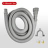 Universal Washing Machine Drain Hose Extension Kit  Flexible Corrugated Dishwasher Drain Hose With  7