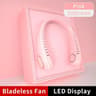 Bladeless Neck Fan With LED Display  USB Rechargeable Personal Cooling Fan For Sports  Travel 7