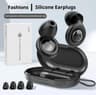 Silicone Noise Cancelling Ear Plugs For Sleep  Travel  Reusable Hearing Protection 7