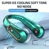 UltraCool Pro Neck Bladeless Fan With Digital Display  Portable Silent USB Rechargeable Personal Fa 8