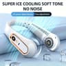 Bladeless Portable Neck Fan With Digital Display  USB Rechargeable HandsFree Neckband Cooler 6