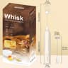 USBC Rechargeable Handheld Milk Frother Wand  3Speed Portable Coffee Foam Whisk With Dual Heads 6