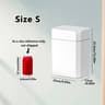 Touchless Motion Sensor Trash Can With Quiet SoftClose Lid  Smart Automatic Trash Can For Kitchen B 6
