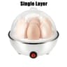 Smart Mini Electric Egg Cooker  Egg Steamer With Auto ShutOff 2Egg Quick Breakfast Maker 6