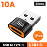 USB 30 USBC OTG Adapter 10A Fast Charge  Data Transfer USBA To TypeC Converter 7