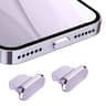 Metal Lightning Port Dust Plug For IPhone  Charging Port Protector Against Lint  Debris 9