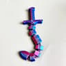 87inch 3D Printed Sword Whip ShapeShifting Flexible Articulated Fidget Sword 4