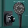 AquaPulse HighPressure Shower Head Set With 3 Spray Modes  Wide Panel 17