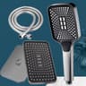 12Inch Rain Shower Head And Handheld Combo  High Pressure 3Mode Bathroom Shower Set 9