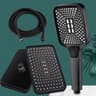 12Inch Rain Shower Head And Handheld Combo  High Pressure 3Mode Bathroom Shower Set 11