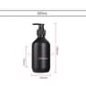 Matte Black Refillable Pump Dispenser Bottle 300500ml For Soap Shampoo  Lotion 6